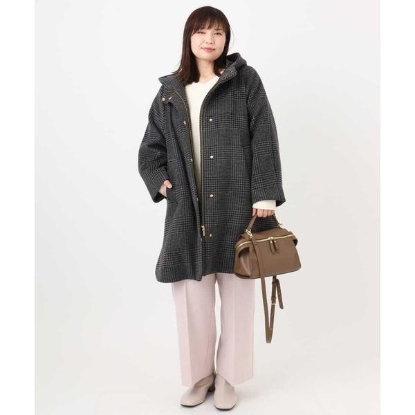 eur3（エウルキューブ） 【大きいサイズ】ライトカシミヤウールコート