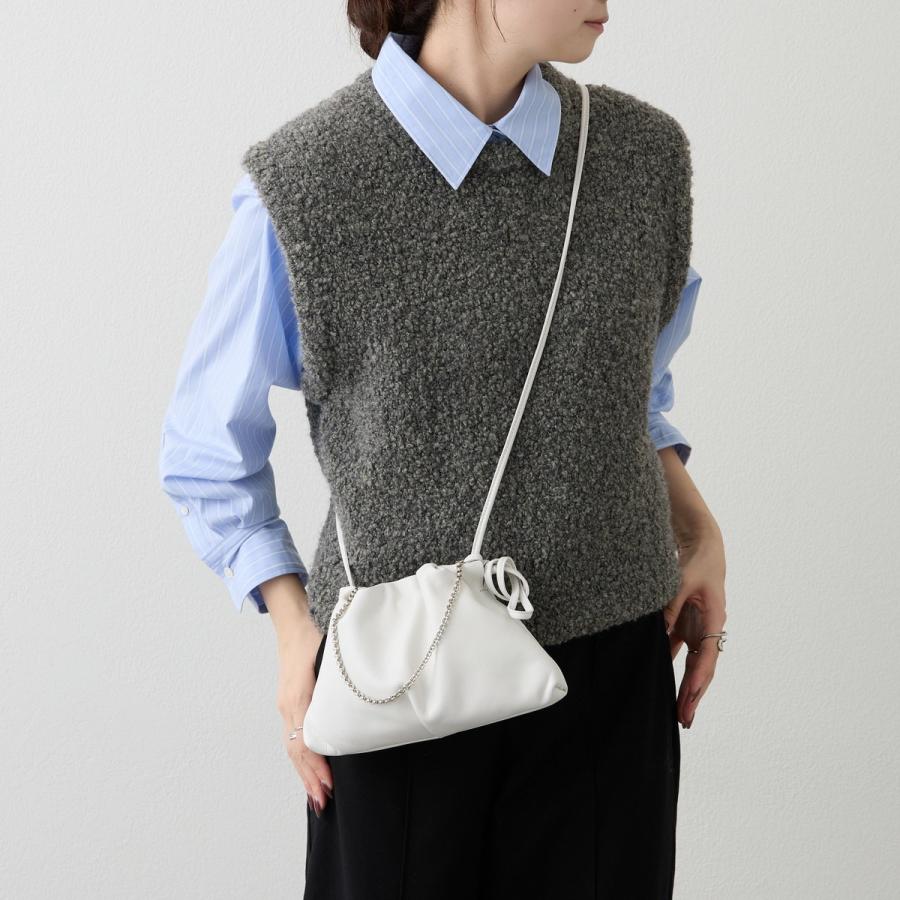 russet★大人気パンチングPVC加工巾着ミニショルダーバック２way未使用 russet（ラシット） レザー巾着4WAYミニショルダーバッグ(CE-1637