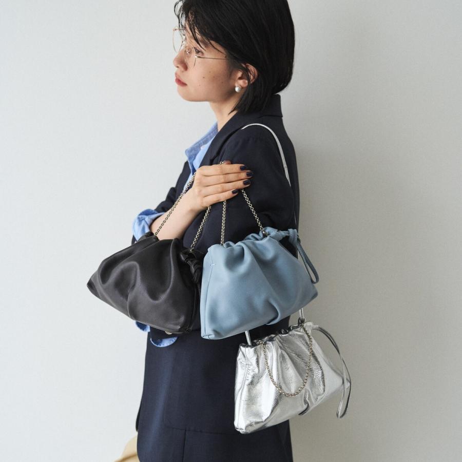 russet（ラシット） レザー巾着4WAYミニショルダーバッグ(CE-1637