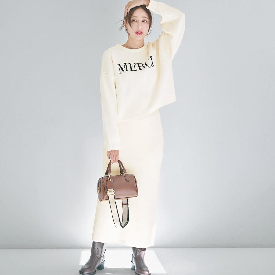 coca（コカ） ウォッシャブル モールニットスカート 全2色 : マルイ