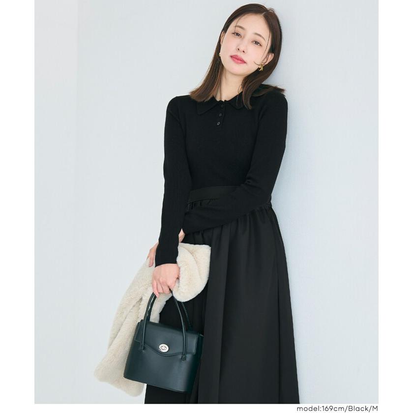 coca（コカ） ポロニットドッキングワンピース 全2色 : マルイ(丸井