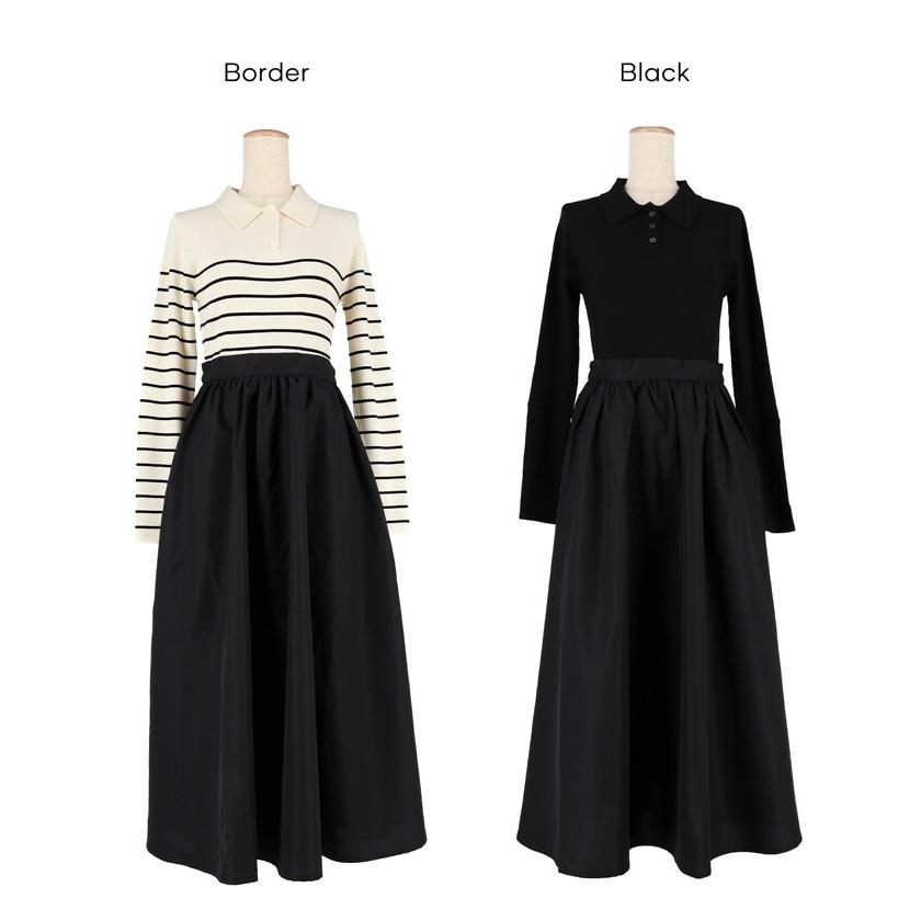 coca（コカ） ポロニットドッキングワンピース 全2色 : マルイ(丸井