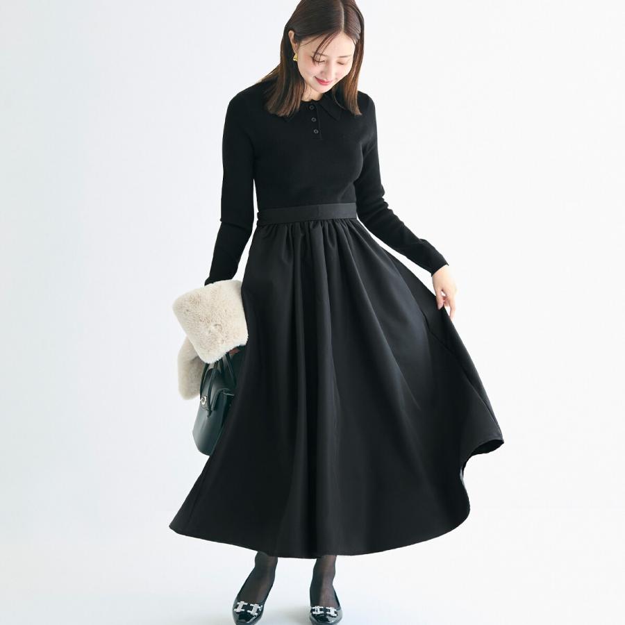 coca（コカ） ポロニットドッキングワンピース 全2色 : マルイ(丸井