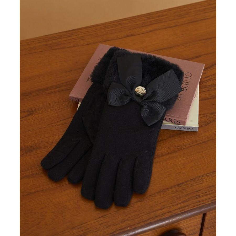 Maison de FLEUR（メゾンドフルール） ビッグリボンファー