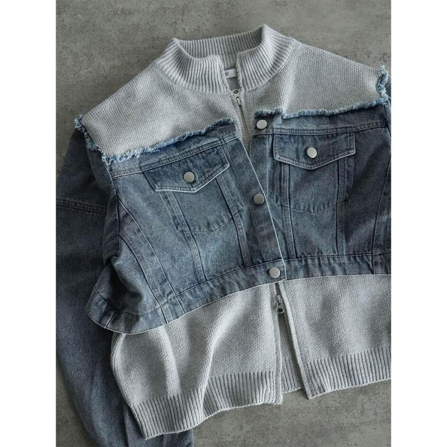 RADIATE（ラディエイト） デニムドッキングジップアップブルゾン