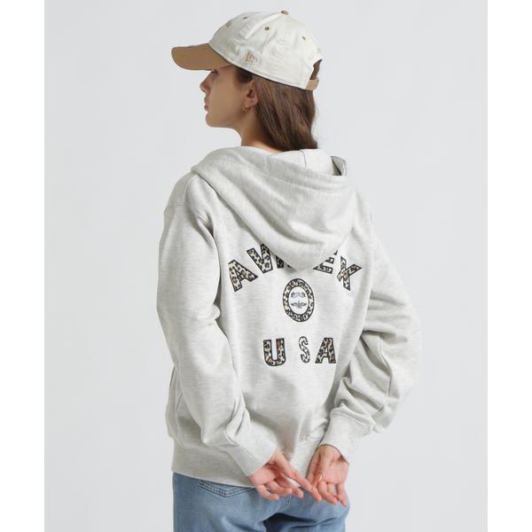 トップス AVIREX LEOPARD VARSITY LOGO PARKA AVIREX（アヴィレックス） 《取扱店限定アイテム》LEOPARD VARSITY