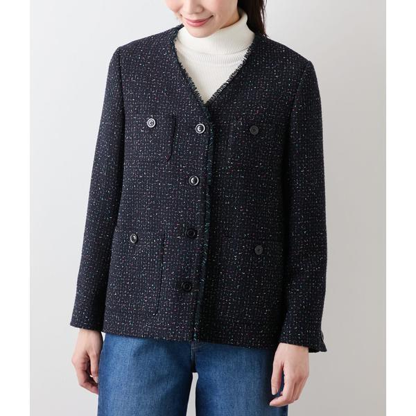 NEWYORKER（ニューヨーカー） ネオンカラーミックスツィード ノー