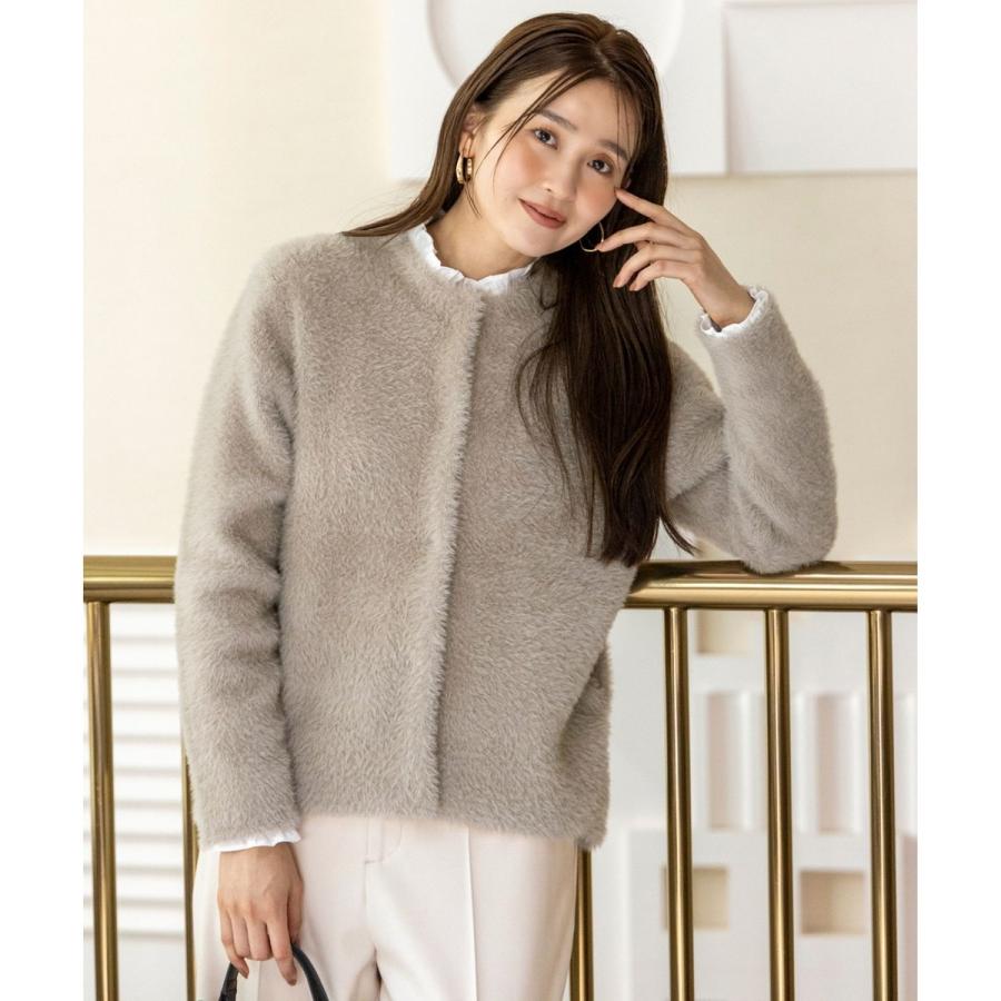 ANY SIS（エニィスィス） フェザーニット ジャケット : マルイ(丸井