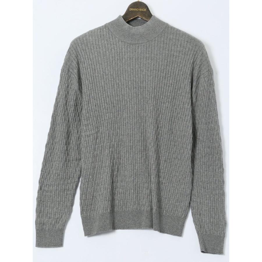 大きいサイズ】gim ウォッシャブル 綿カシミヤ ハイネックニット