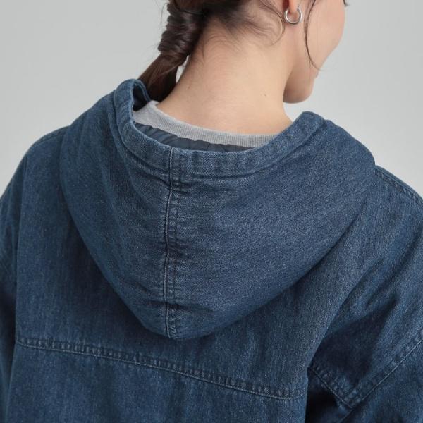 Cutie Blonde（キューティーブロンド） デニム中綿フーディーブルゾン