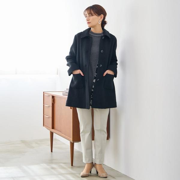 LOBJIE（ロブジェ） ステンカラーシャギーコート : マルイ(丸井)Yahoo