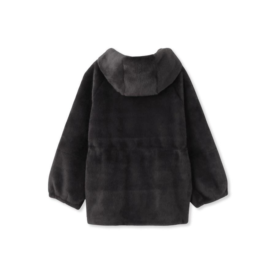 QUEENS COURT（クイーンズコート） フェイクファーフーディショート