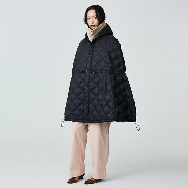 ABAHOUSE（アバハウス） 【TAION / タイオン】ポンチョ型ダウン/ケープ