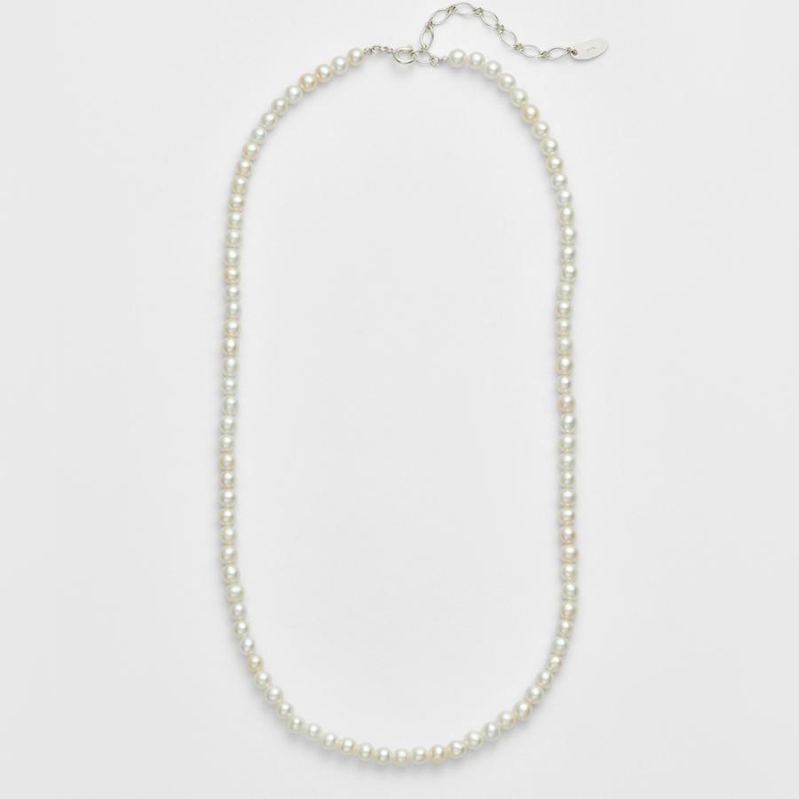 agete（アガット） 《WEB限定》シルバー淡水パールネックレス : マルイ