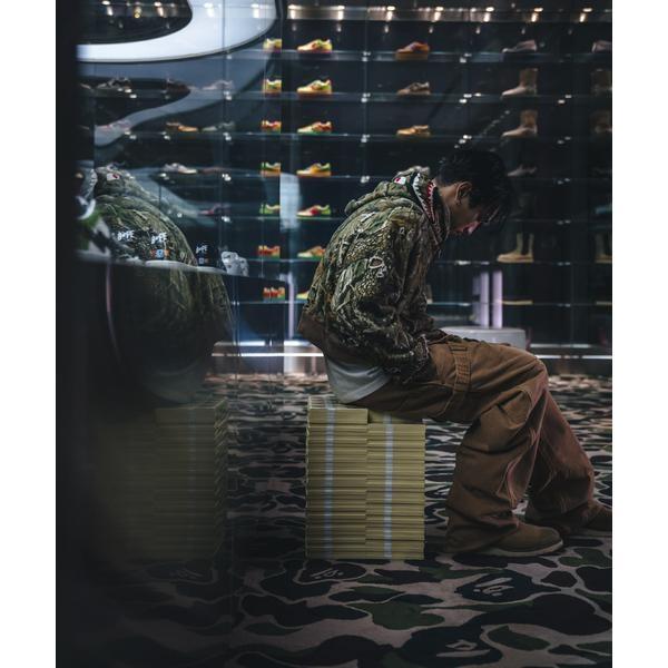 SAINT MICHAEL／セントマイケル／BAPE ZIP HOODIE／SAHARK／CAMOの画像
