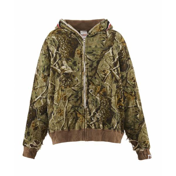 SAINT MICHAEL／セントマイケル／BAPE ZIP HOODIE／SAHARK／CAMOの画像