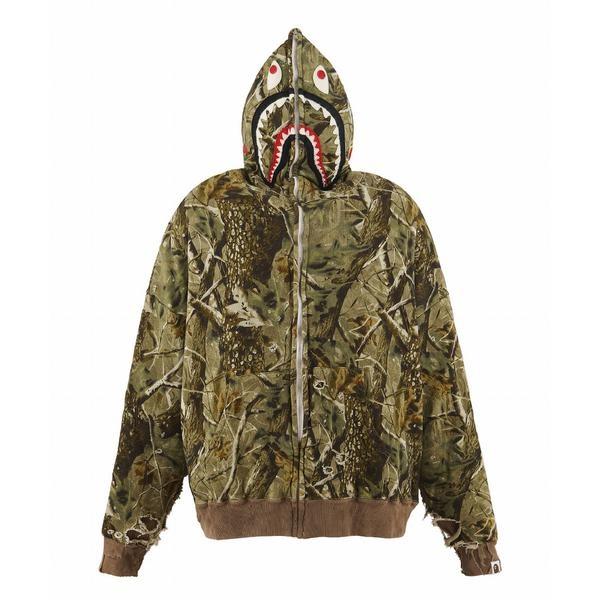 SAINT MICHAEL／セントマイケル／BAPE ZIP HOODIE／SAHARK／CAMOの画像