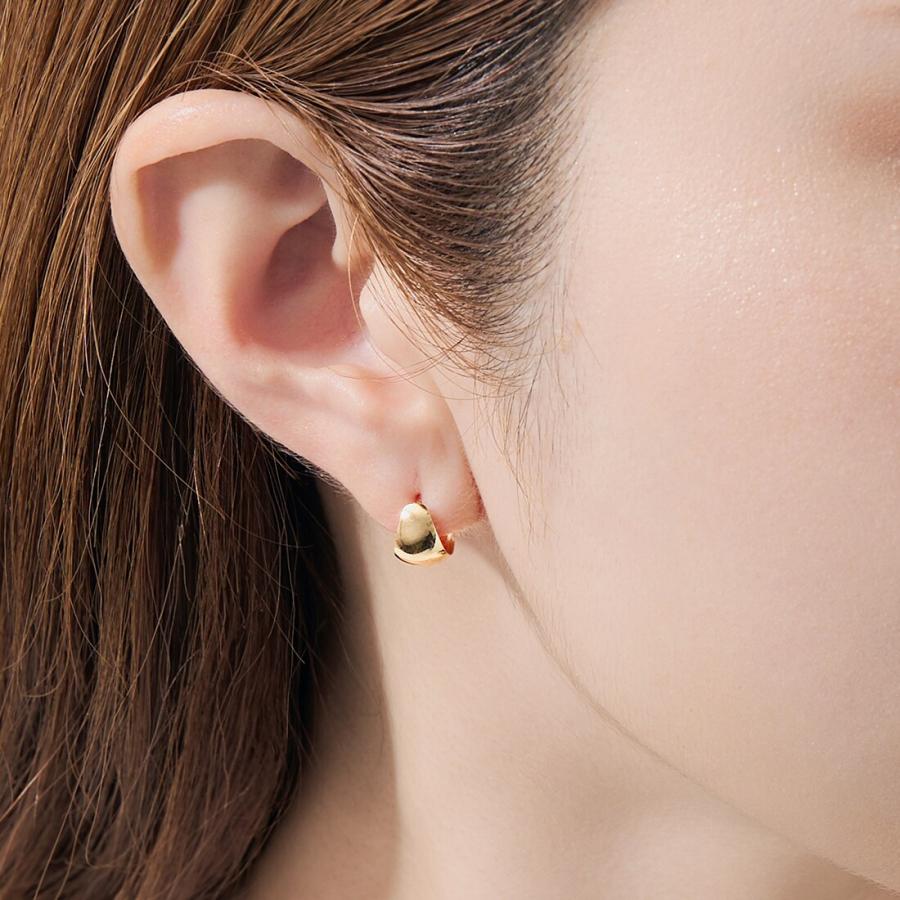 K18月甲フープピアス(7×10) : マルイ(丸井)Yahoo!店 - 通販 - Yahoo