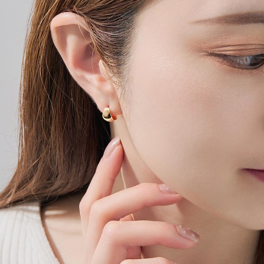 K18月甲フープピアス(7×10) : マルイ(丸井)Yahoo!店 - 通販 - Yahoo