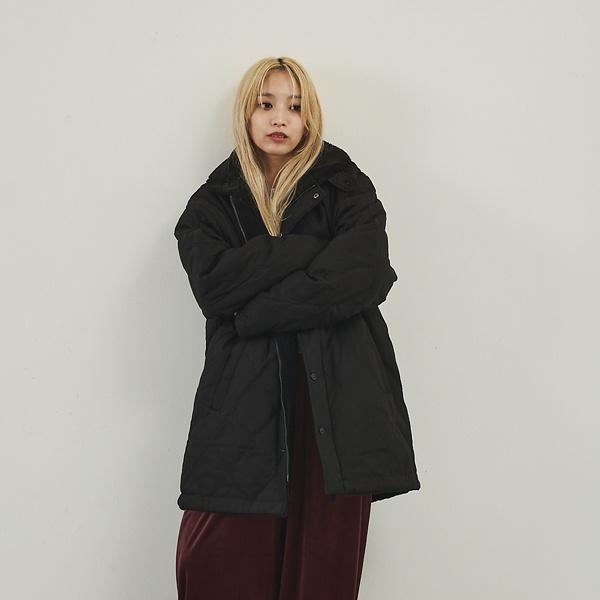 ノミネ（NOMINE）/【TAION】リバーシブル ダウンジャケット / ブルゾン（キルティング×ボア） NOMINE（ノミネ） 【TAION】リバーシブル ダウンジャケット / ブルゾン