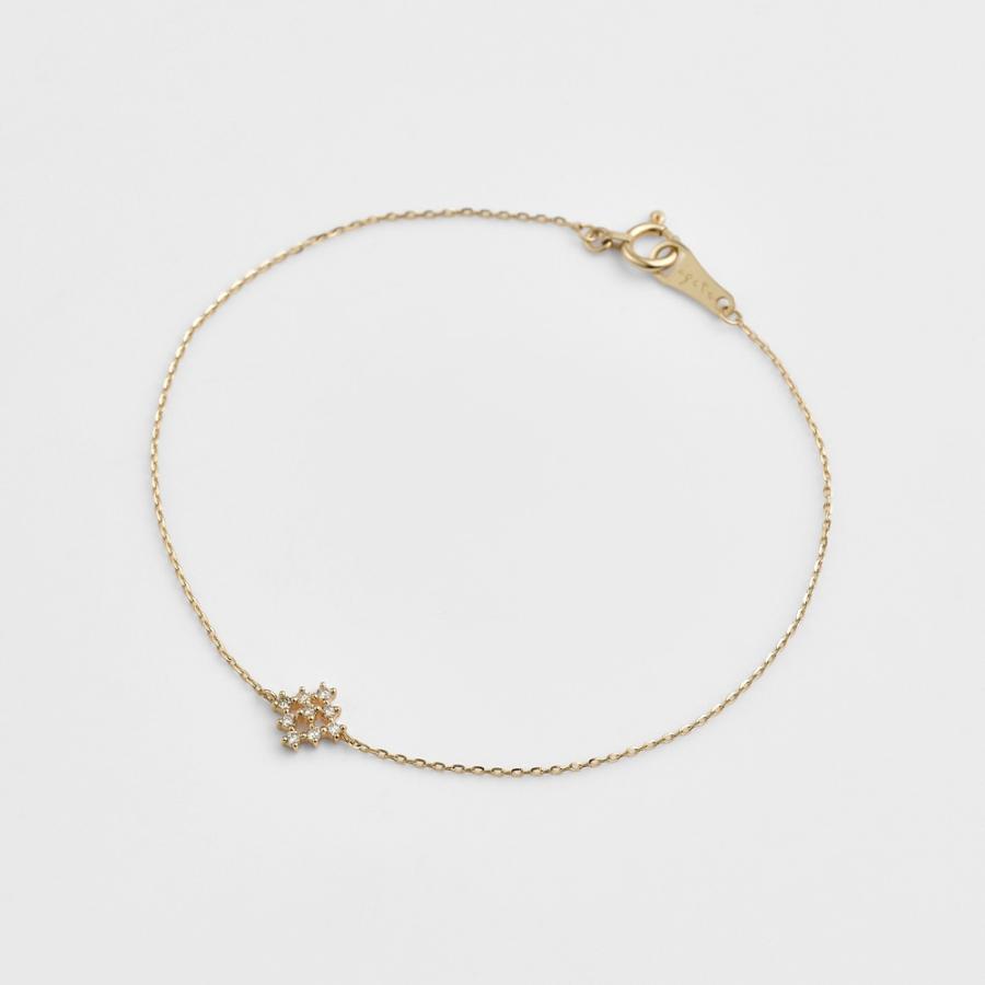 agete（アガット） K10ダイヤモンドブレスレット（0.06ct ） : マルイ