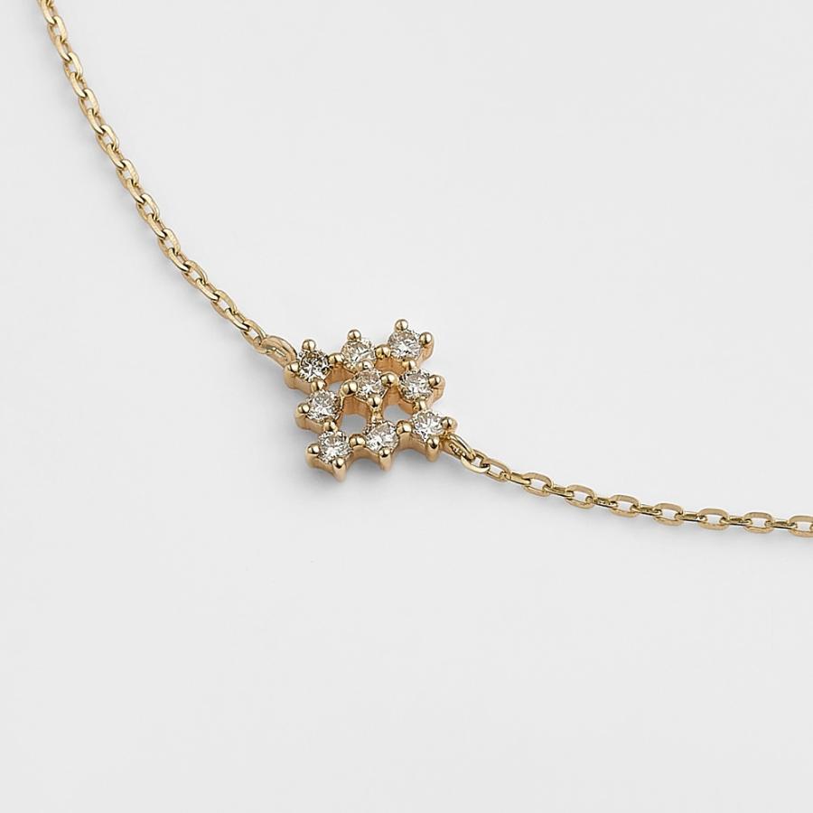 agete（アガット） K10ダイヤモンドブレスレット（0.06ct ） : マルイ