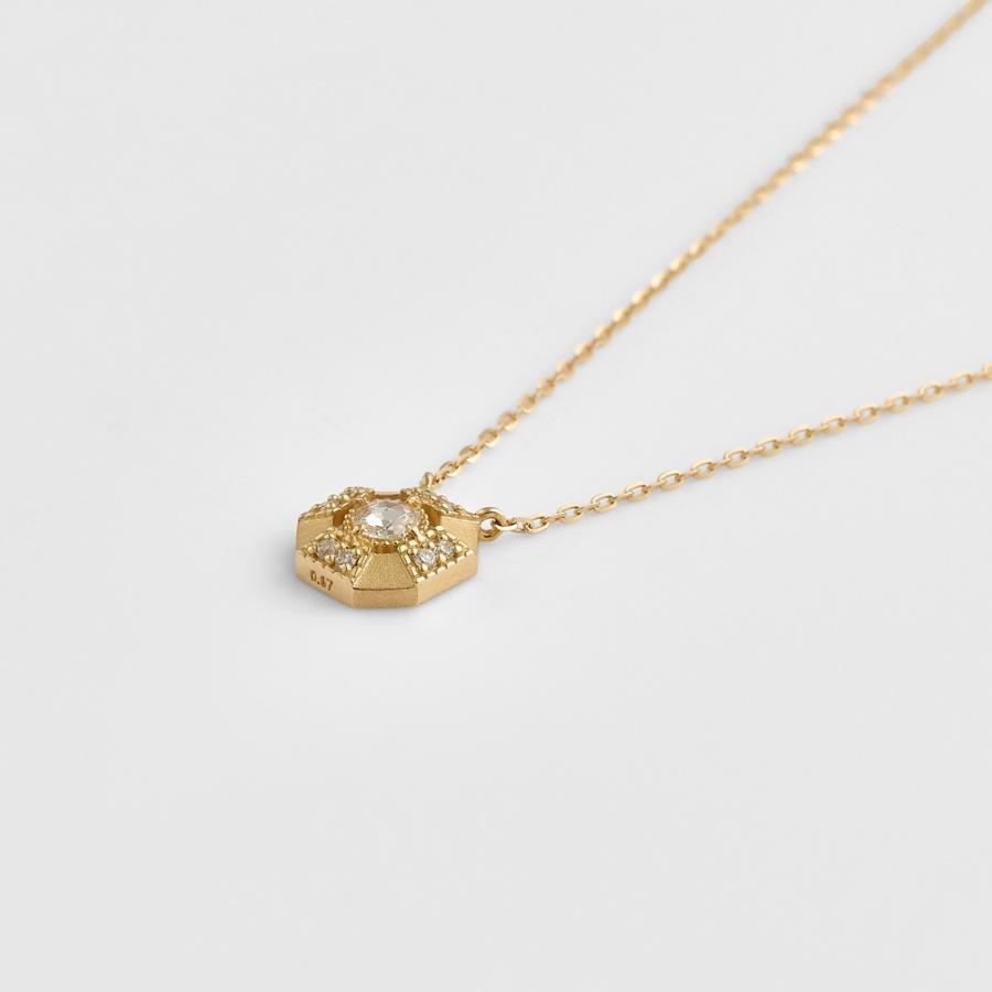 agete（アガット） K18ダイヤモンドネックレス（ 0.07ct） : マルイ