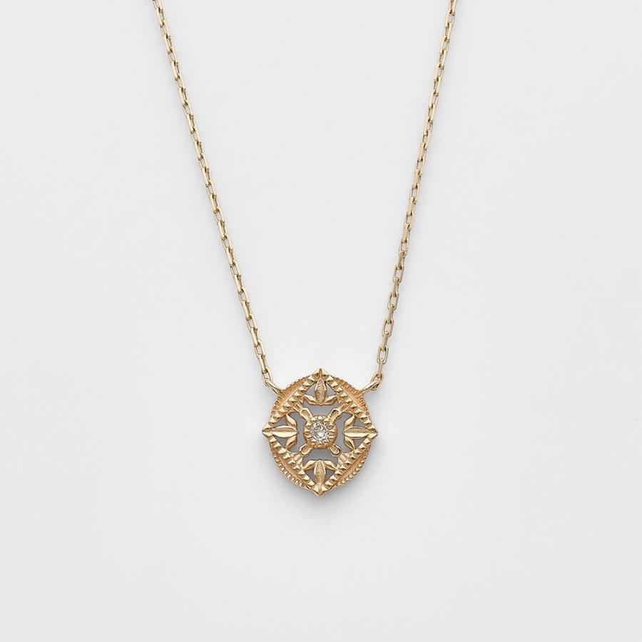 agete（アガット） K10ダイヤモンドネックレス（0.01ct ） : マルイ