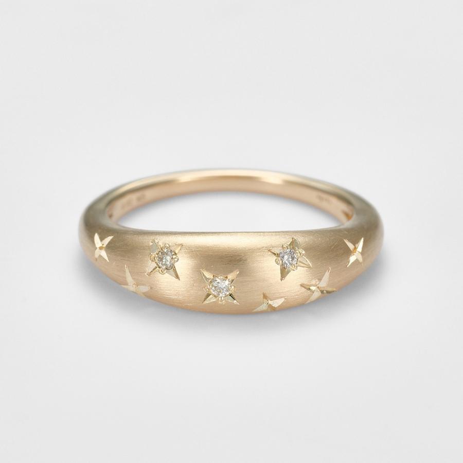 agete（アガット） K5ダイヤモンドピンキーリング（0.02ct） : マルイ