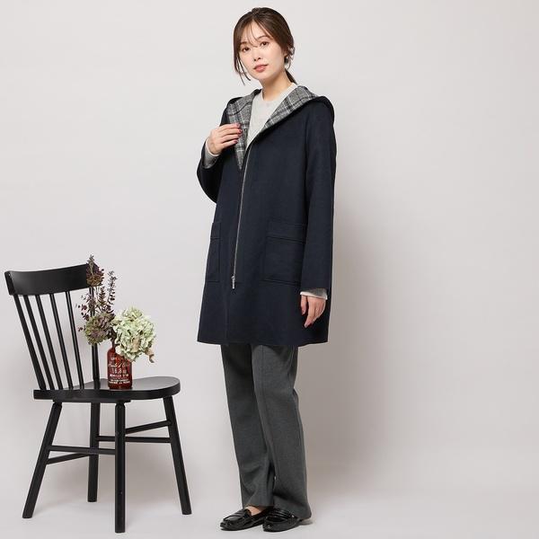 PISANO（ピサーノ） リバーチェックフーディーコート : マルイ(丸井