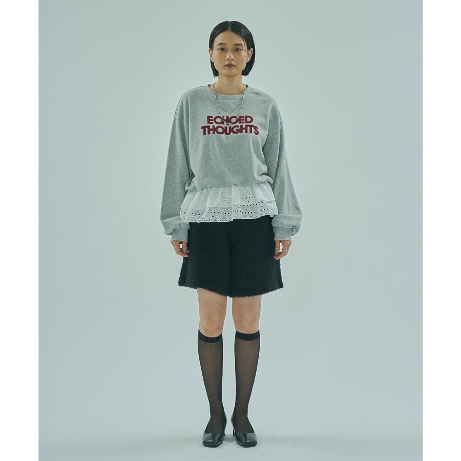 ROSE BUD（ローズバッド） LACE HEM SWEATSHIRT : マルイ(丸井)Yahoo
