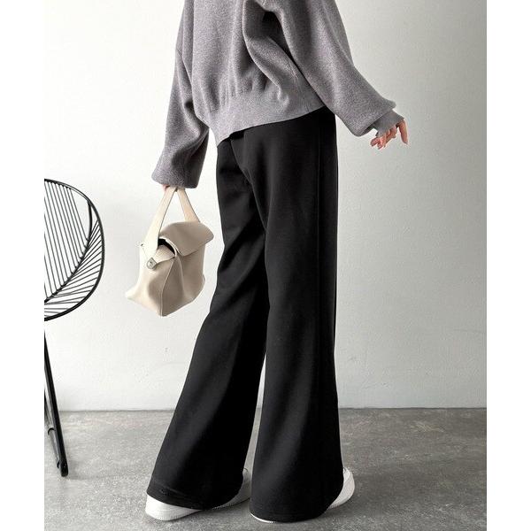 2025AW新作】大人脚長シルエット♪ダンボール素材ピンタックフレア