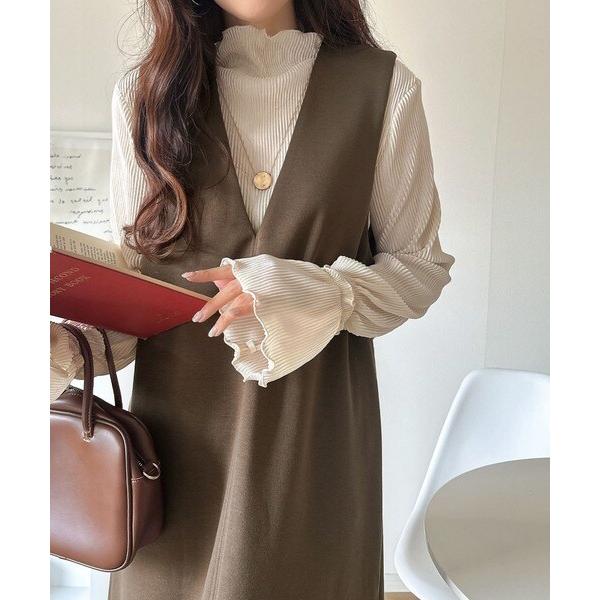 肉厚素材が気になるスタイルをカバー♪前後2wayダンボールハーフジップ