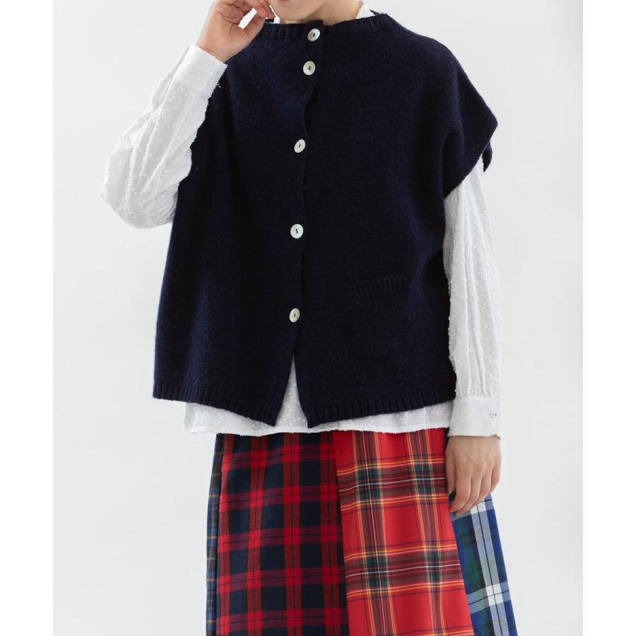 nop de nod（ノップドゥノッド） シェットランドウールハイネック2way