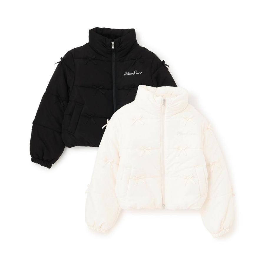 mezzo piano Junior（メゾピアノ ジュニア） 【撥水・蓄熱】ミニリボン