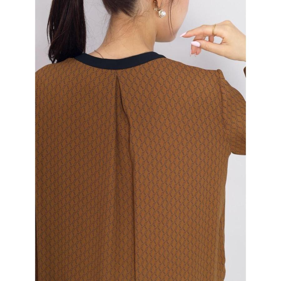 FENNEL（フェンネル） ジオメトリックキーネックブラウス : マルイ