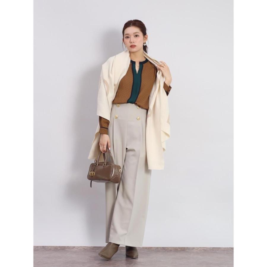 FENNEL（フェンネル） ジオメトリックキーネックブラウス : マルイ