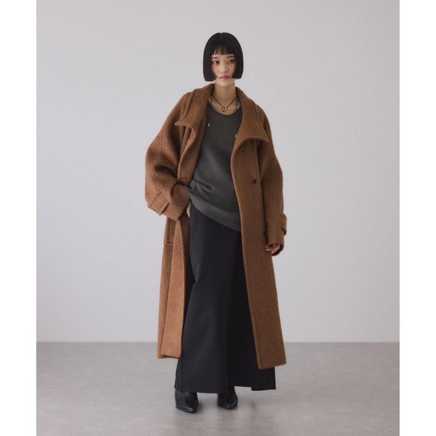 ADAM ET ROPE'（アダムエロペ） スムースニットフォルムトップス