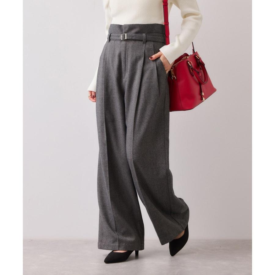 ウールライクダブルタックイージーパンツ - ベルーナ【公式