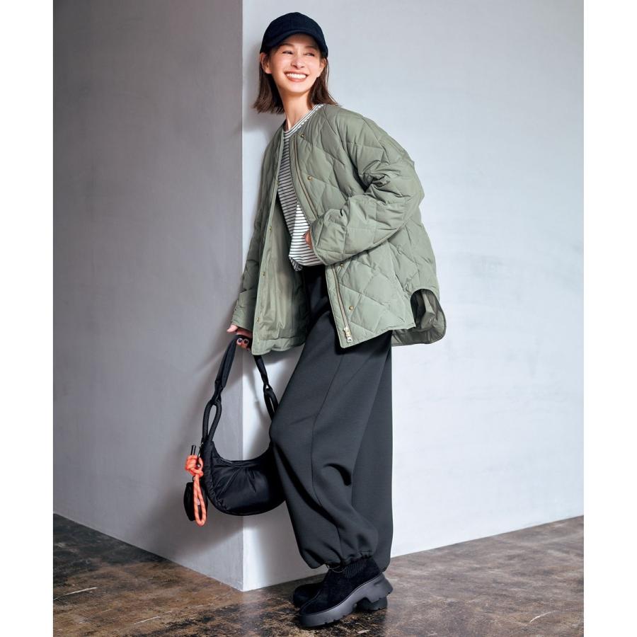 自宅で洗濯OK / 軽量で暖かい】TAIONコラボ キルティングブルゾン