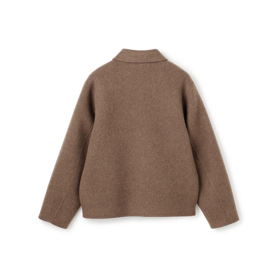 【新素材】ウールキャメルリバー　ジップアップブルゾンの画像