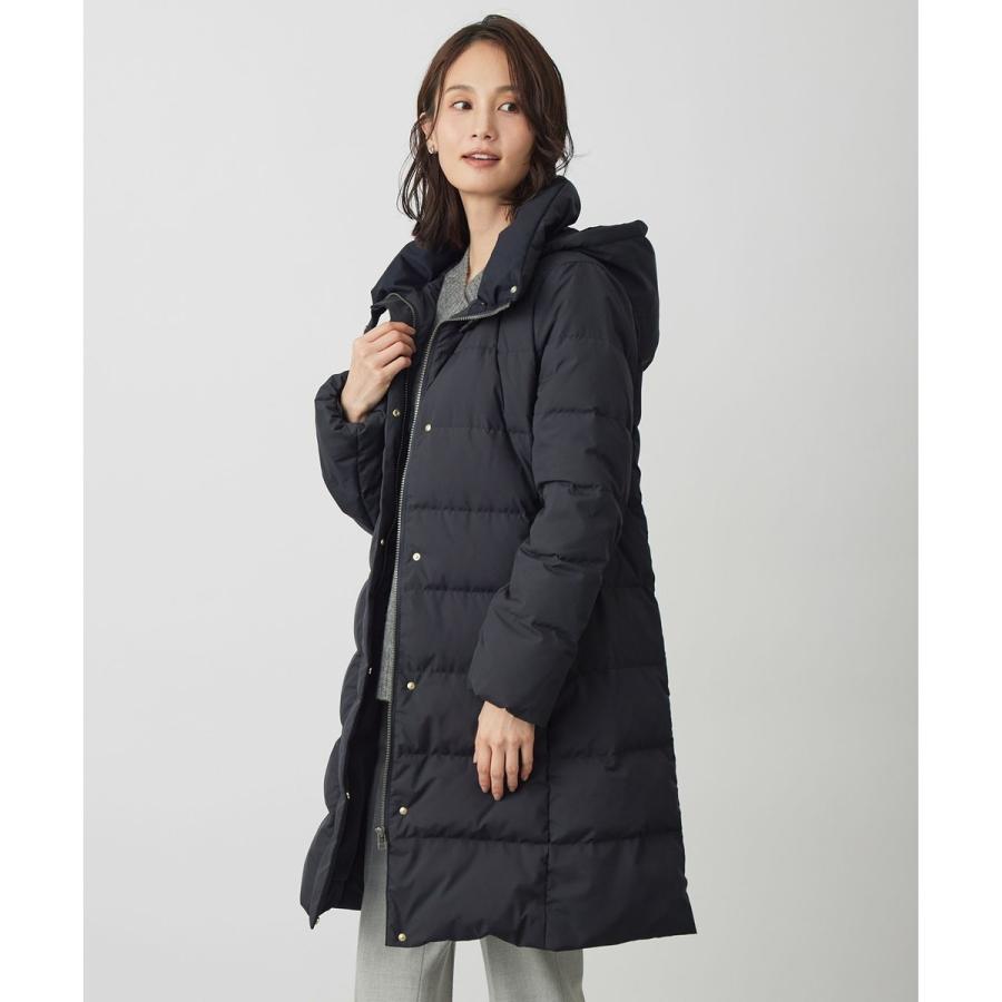 J.PRESS（J.プレス） 【洗える・2way】タフタダウン ロング丈 コート