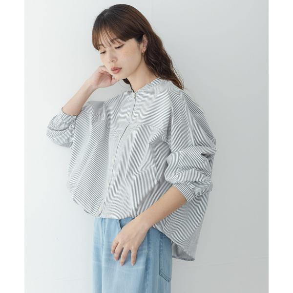 WEB限定』フロントタックバンドカラーシャツ : マルイ(丸井)Yahoo!店