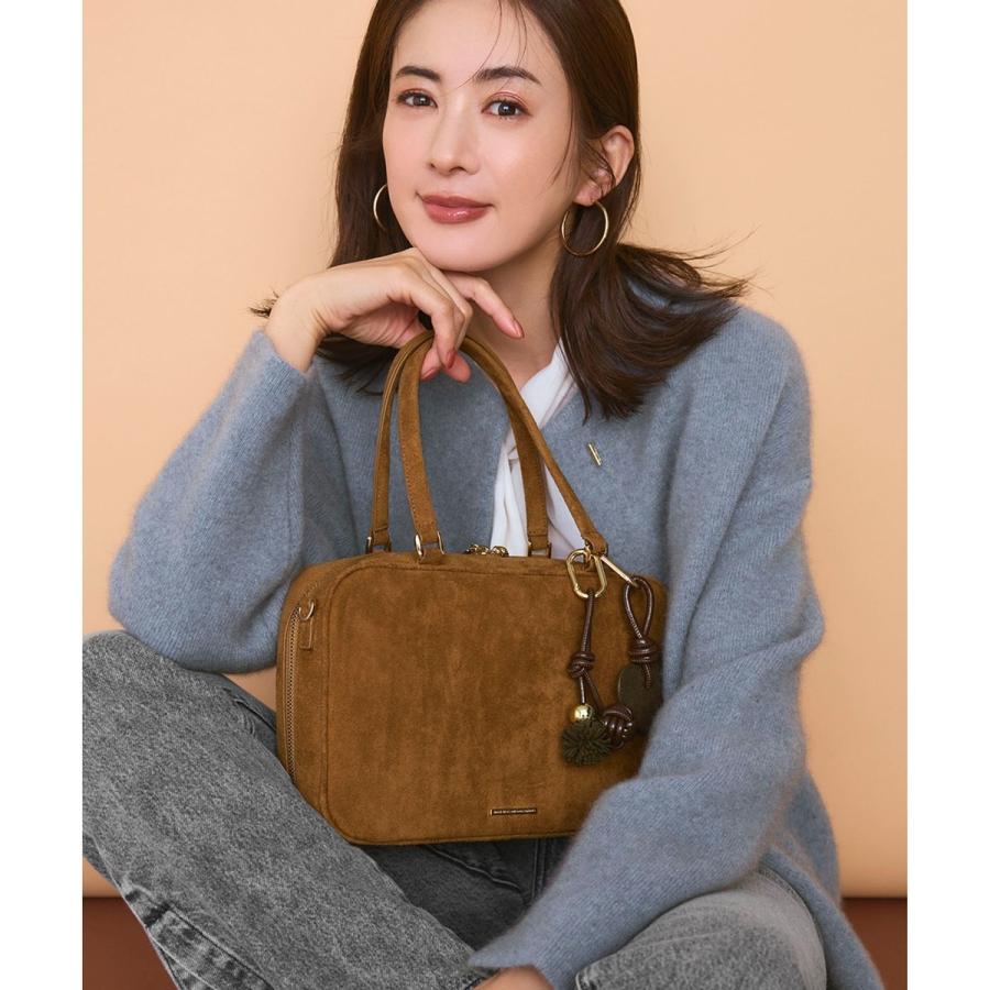 23区（ニジュウサンク） 【WEB＆一部店舗限定】スエード ボストン 