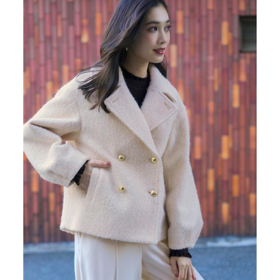 ANY SIS（エニィスィス） 【2WAY】ブークレーシャギーラメ アウター