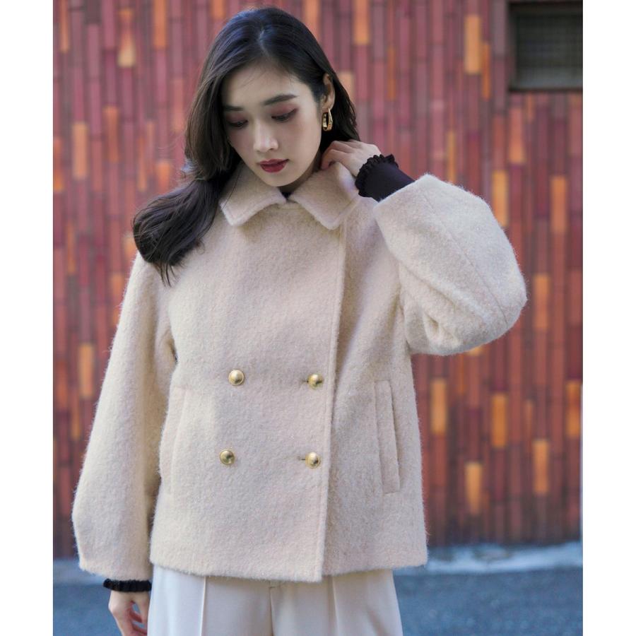 ANY SIS（エニィスィス） 【2WAY】ブークレーシャギーラメ アウター