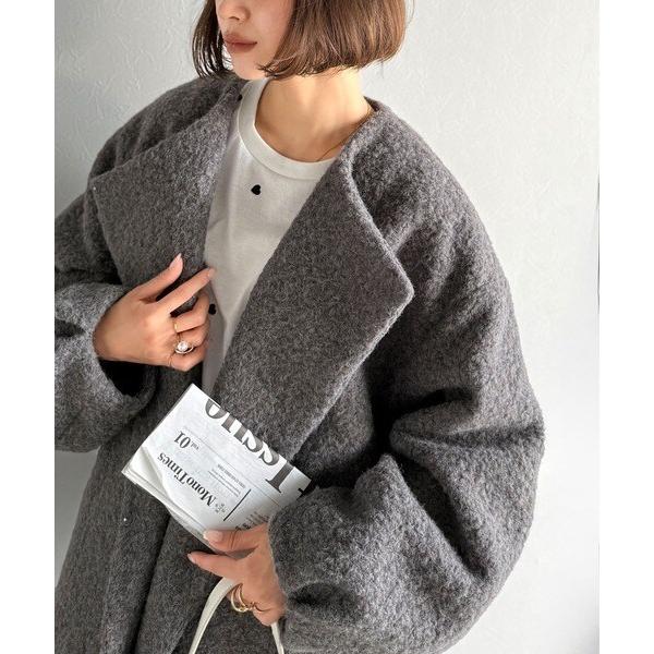 25AW新作】たっぽりコクーンシルエットでちょこっとガーリー見せ。ノー