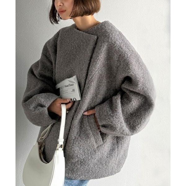 25AW新作】たっぽりコクーンシルエットでちょこっとガーリー見せ。ノー