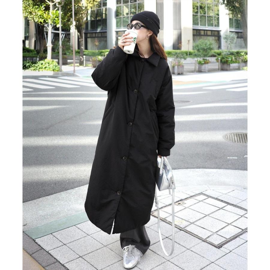 marina×クラシカルエルフコラボ》あたたか機能性アウター◎襟付き中綿