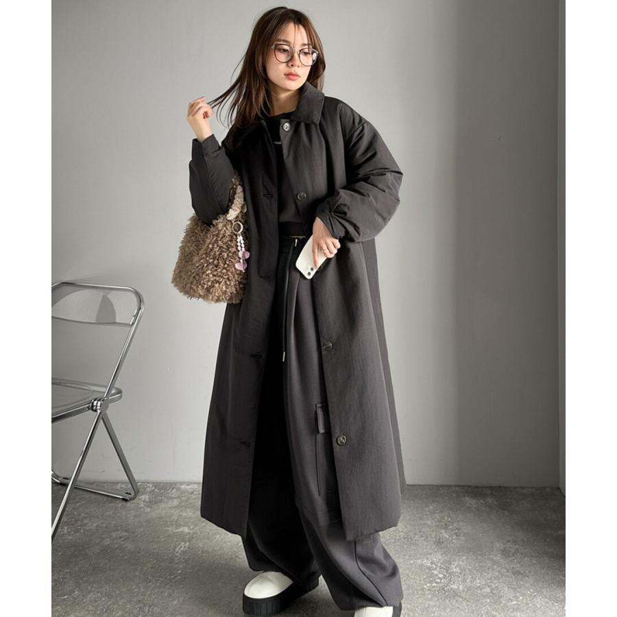 marina×クラシカルエルフコラボ》あたたか機能性アウター◎襟付き中綿